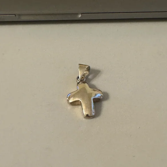 Silpada silver puffy cross - Picture 2 of 11